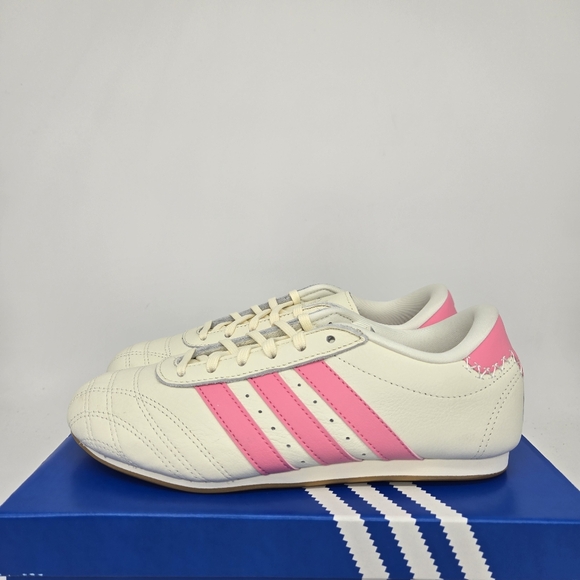 adidas Other - New adidas Taekwondo Off White Bliss Pink Big Girls Shoes Size 5.5